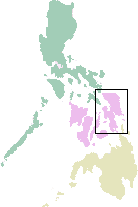 The Philippine map